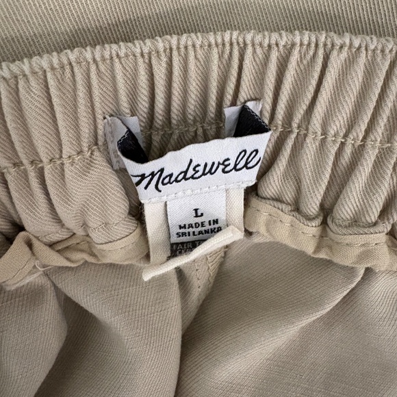 Madewell Pull-On Straight Pants in Drapey Twill - Vintage Khaki, L - Picture 7 of 8
